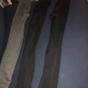 3 Pairs Of Fleece-Lined Leggings